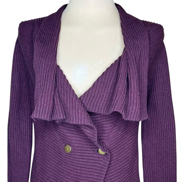 CAbi Regal Cardigan in Mulberry #3350 Medium - Picture 5 of 11